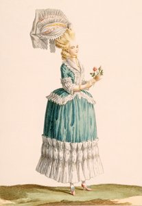 デュパンが刻んだカラコアラポラネーズ、「Galeries des Modes et Costumes Francais」c.1778-87